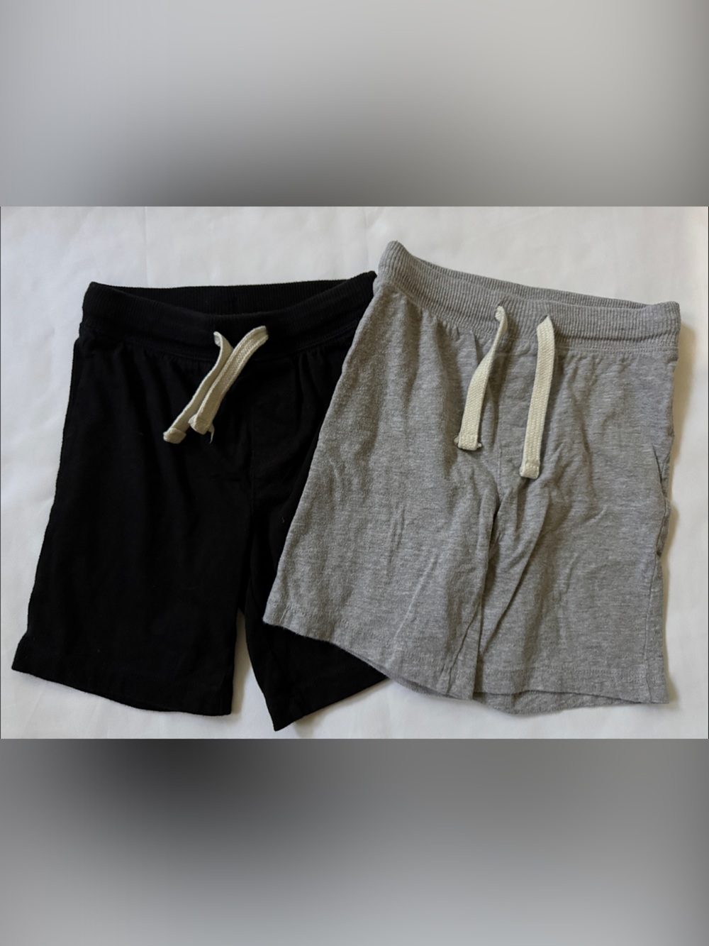 Old Navy Kids Drawstring Shorts - Black & Gray